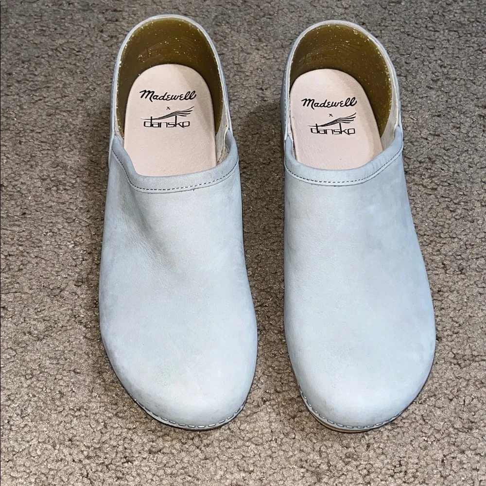 Madewell x Dansko Brenna Suede Clogs Grey 40 / 10 - 10.5 - Picture 2 of 11